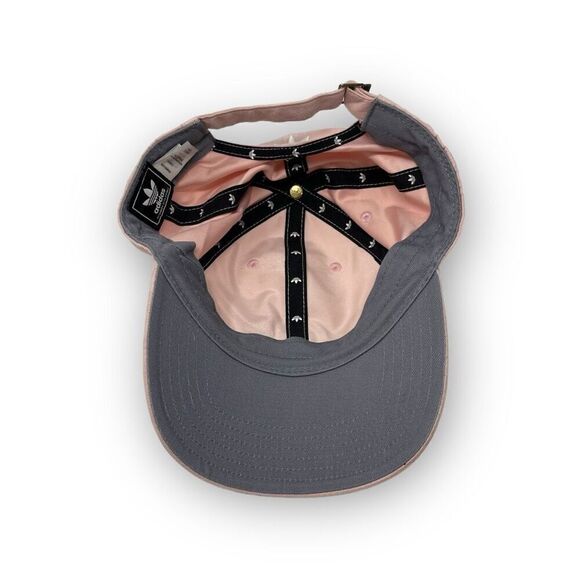 Adidas Blush Pink White Relaxed Plus Strapback Women’s Hat Cap OSFM - Picture 7 of 8